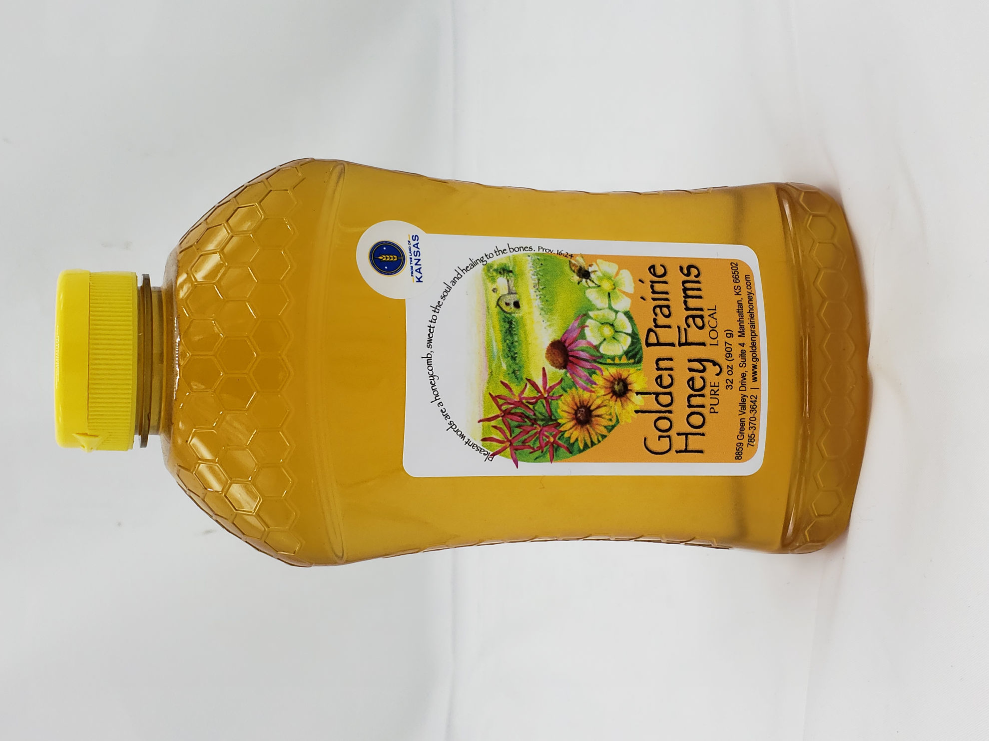 From the Land of Kansas Marketplace. Golden Prairie Honey
