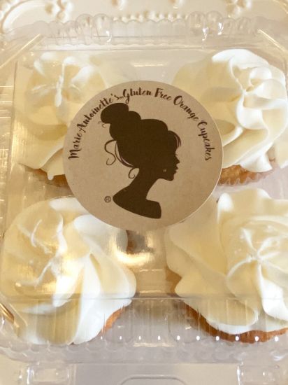 Picture of Queen Marie Gluten Free Orange Cupcake Box