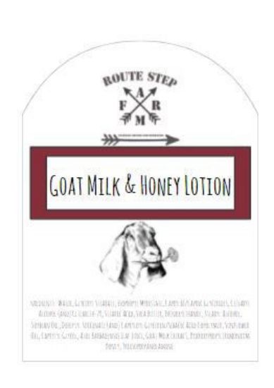 Goat Milk and Honey Lotion